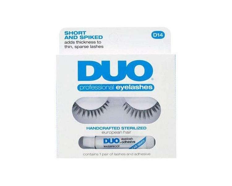 Duo Professional Eyelash Kit D14 Short and Spiked