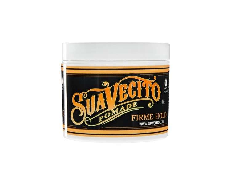 Suavecito Pomade Firme Strong Hold 4oz Medium Shine Water Based Hair Gel