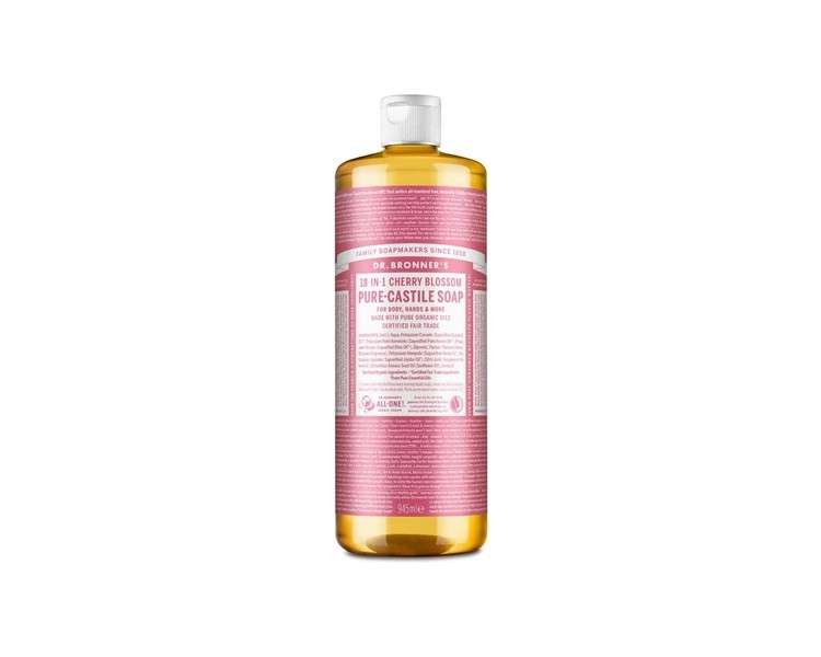 Dr Bronner's Cherry Blossom Pure Castile Liquid Soap 945ml