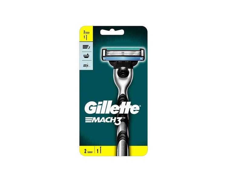 Gillette Mach3 Men's Razor with Improved Moisture Strips