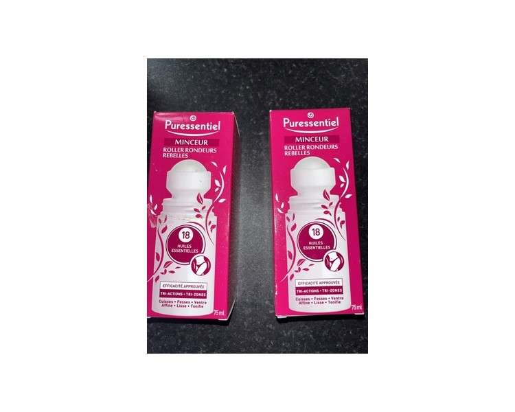 Puressentiel Firming Stubborn Curves Roll-On 75ml - Pack of 2