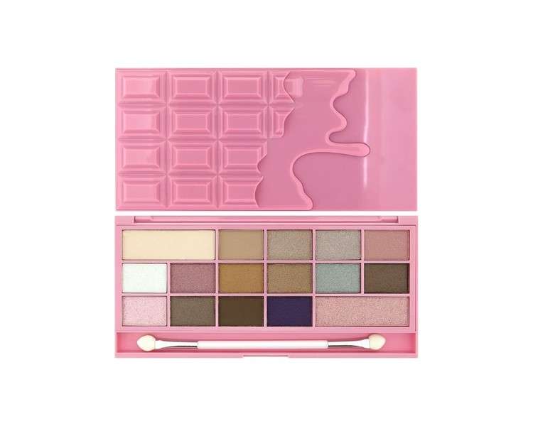 Makeup Revolution I Heart Makeup Eyeshadow Palette - I Heart Chocolate Pink Fizz Mixed 22g