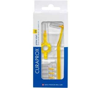 Curaprox CPS 09 Prime Start Interdental Brush Kit Yellow 14 Count
