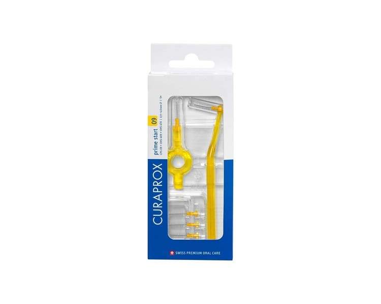 Curaprox CPS 09 Prime Start Interdental Brush Kit Yellow 14 Count