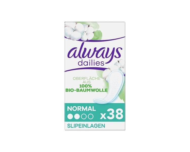 Always Dailies Cotton Protection Normal Panty Liners for Women