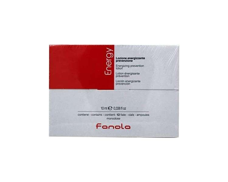 Fanola Energizing Lotion for Nourishing and Stimulating Hair Scalp Activity 100ml - Pack of 12