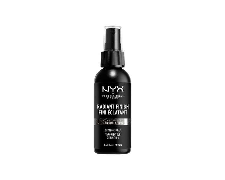 NYX Professional Makeup Setting Spray Long Lasting Formula Finishing Spray Lightweight Vegan Formula Radiant Finish 60ml