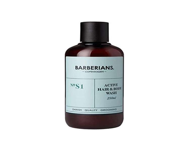 Barberians Copenhagen Active Hair & Body Wash 250ml