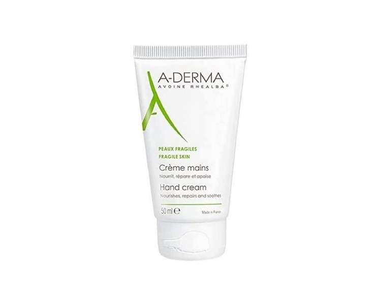 A-DERMA Hand Cream for Fragile Skins 50ml