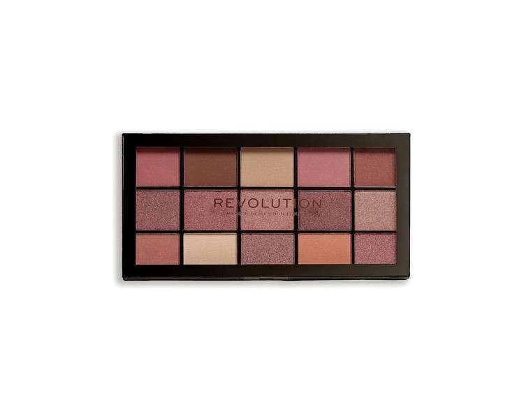 Makeup Revolution Reloaded Eyeshadow Palette Highly Pigmented Provocative 15 Shades Matte and Shimmer Finishes 16.5g