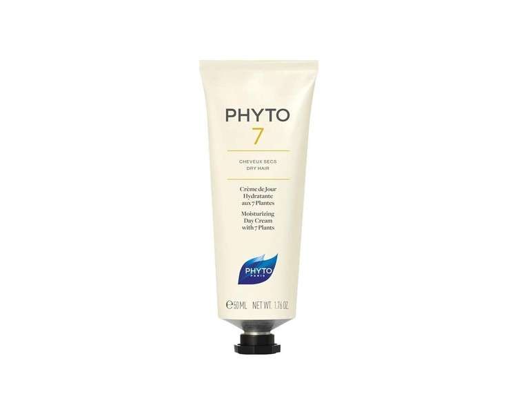 PHYTO Hydrating Day Cream with 7 Plants for Dry Hair 50ml