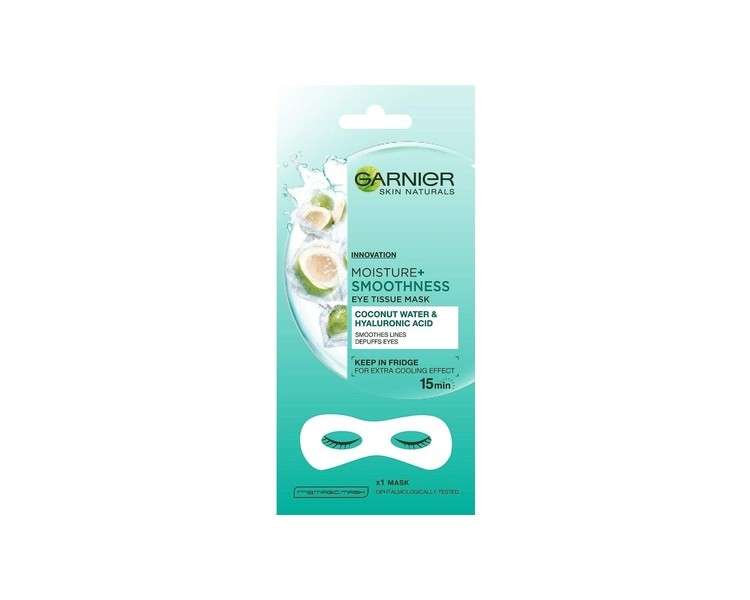 Garnier Skin Naturals Innovation Moisture Smoothness Eye Tissue Mask 6g