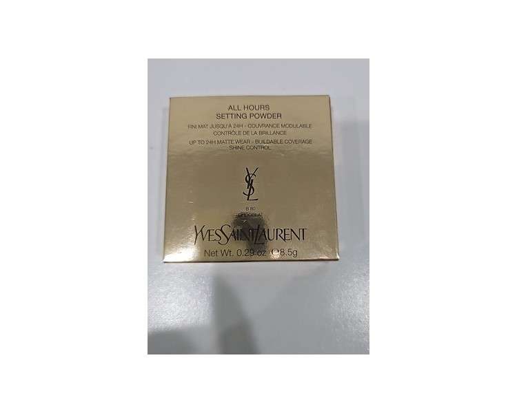 Yves Saint Laurent All Hours Setting Powder B80 Chocolate 0.29oz/8.5g New with Box