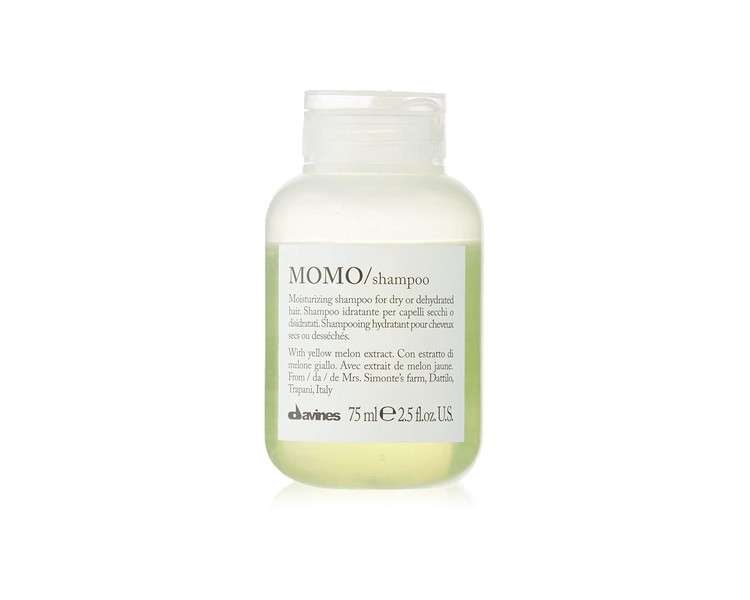 Davines MOMO Shampoo Gentle Moisturizing Cleanser for Dry and Dehydrated Hair 2.5 fl oz