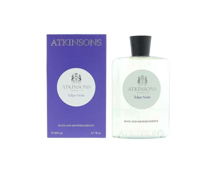 Atkinsons Tulipe Noire Bath and Shower Essence 200ml