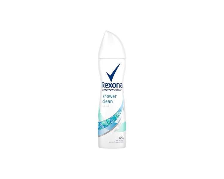 Rexona Women MotionSense Shower Clean 48h Antiperspirant Spray 5.0 Oz 150ml