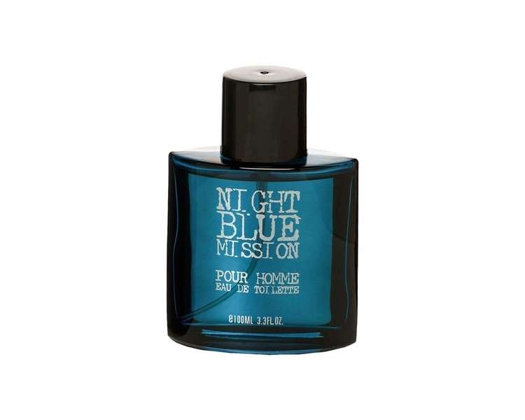 Real Time Night Blue Mission Eau de Toilette for Men 100ml