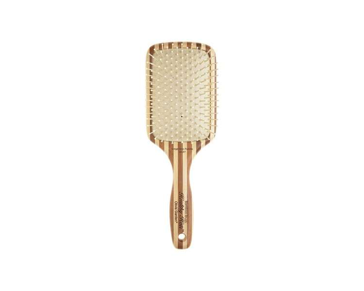 Olivia Garden Bamboo Touch Brush Eco-conscious Bamboo Detangle Hair Brush Size L