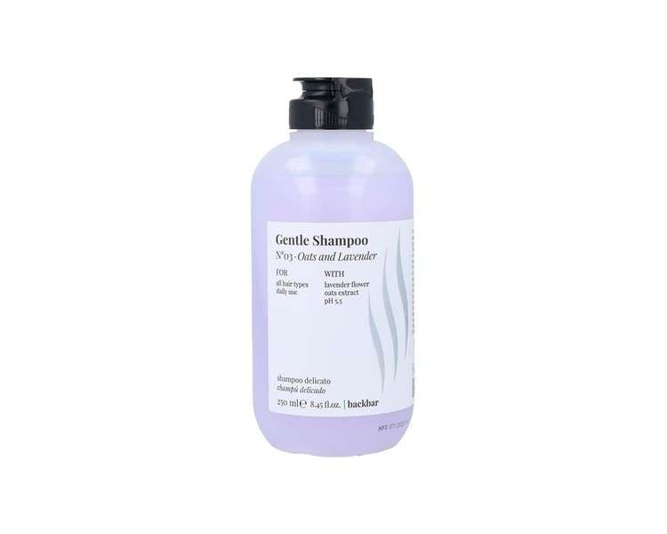 BackBar No. 03 Gentle Shampoo Oats and Lavender 250ml