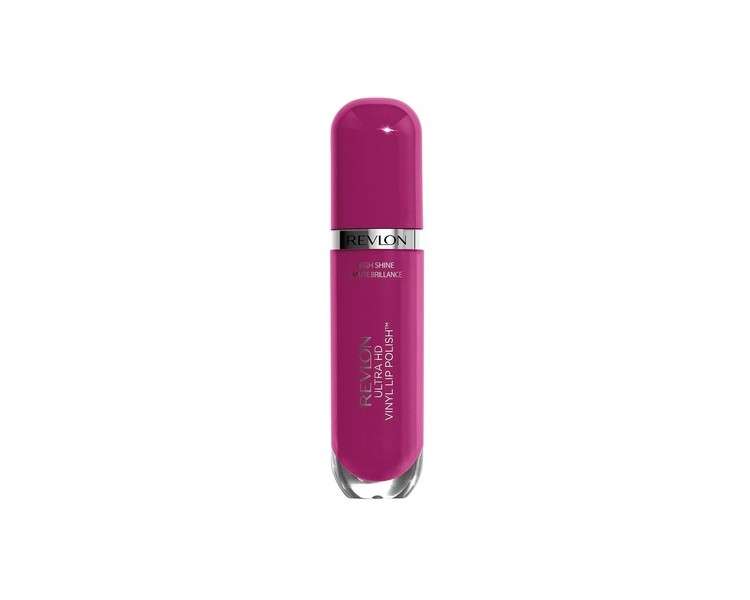 Revlon Ultra HD Vinyl Lip Polish Liquid Lipstick Violet Frenzy Plum Gloss 0.2 Fluid Ounce