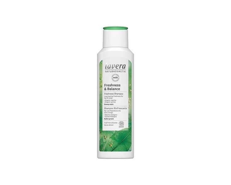 Lavera Freshness and Balance Shampoo Hair Care Natural Cosmetics Vegan Certified 250ml