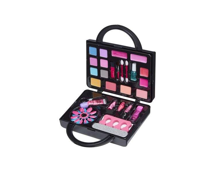 Shimmer and Sparkle InstaGlam All in One Beauty Makeup Purse Kids Makeup Set Washable Real Makeup for Kids