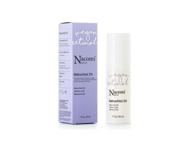 Nacomi Next Level Vegan Retinol Bakuchiol 2% 30ml