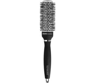 T4B LUSSONI Professional Antistatic Styling Brush with Textured Bristles Black 33mm