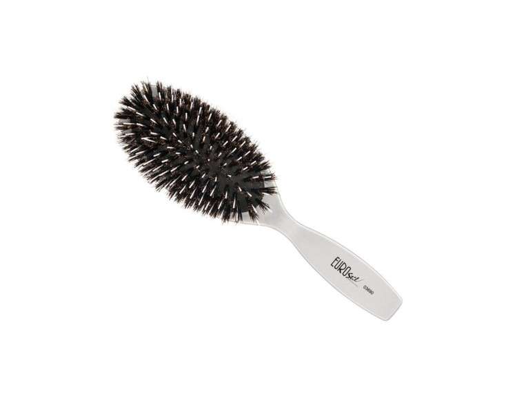 Eurostil Puro Jabali Pua Blanca Ovalado Grande Brush 1 Unit