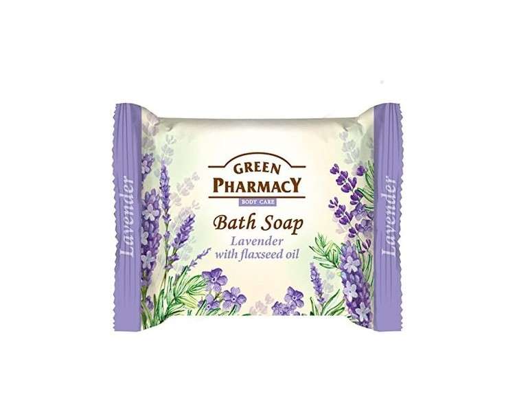 Green Pharmacy Lavender and Linseed Oil Bath Soap 100g
