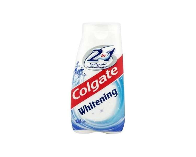 Colgate Whitening 2in1 Toothpaste & Mouthwash 100ml