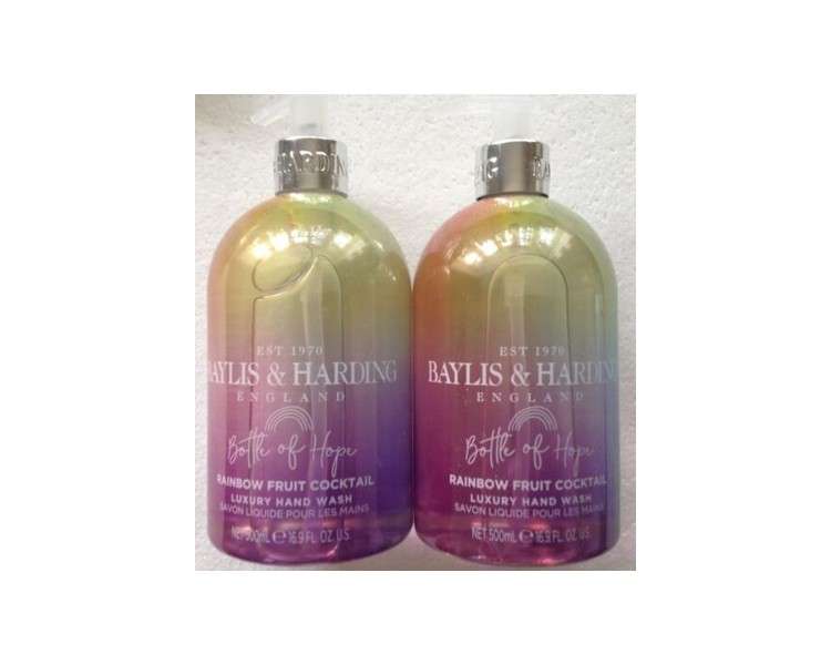 Baylis & Harding Limited Edition Bottle of Hope Rainbow Fruit Cocktail Hand Wash 500ml