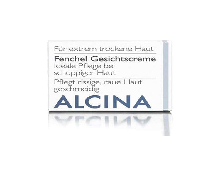 Alcina Fennel Face Cream Nourishing Cosmetics 100ml - Pack of 3