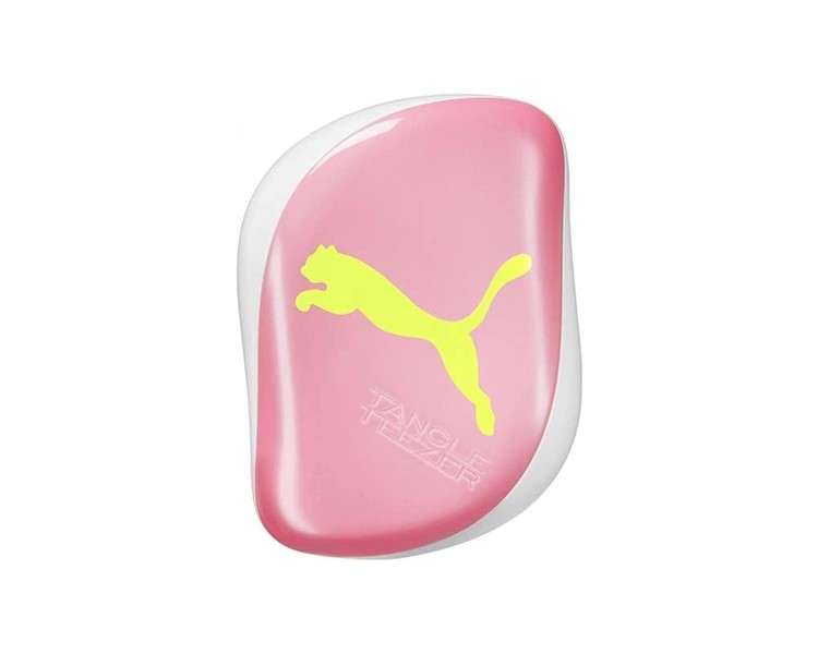 Tangle Teezer Puma Compact Styler Detangling Hairbrush Neon Yellow 1 Count