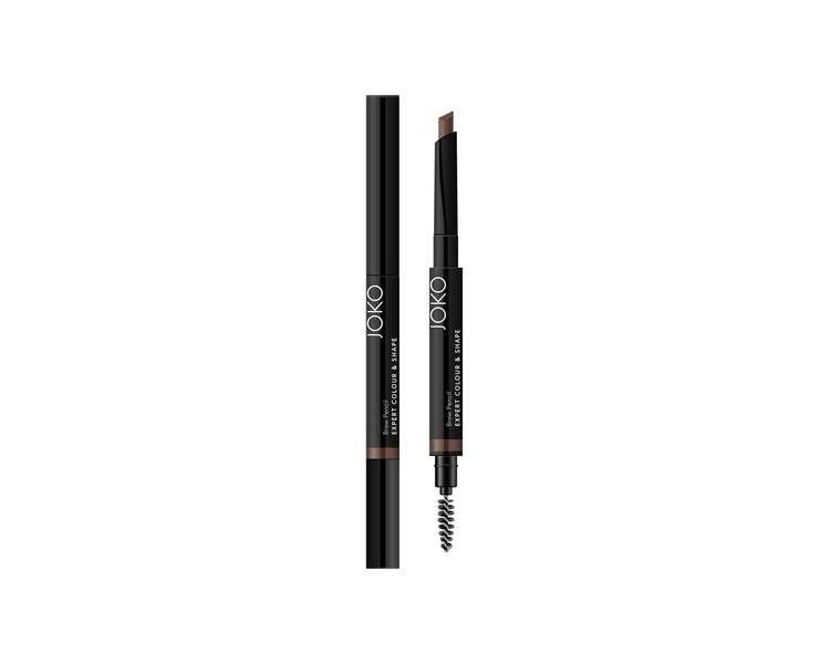 JOKO Expert Colour & Shape Brow Pencil Waterproof Automatic with Brow Brush Black