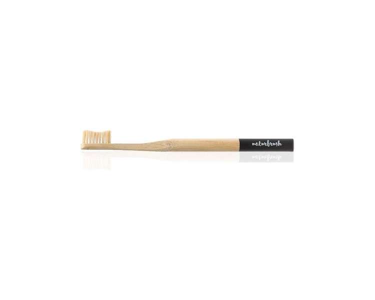 Naturbrush Bamboo Toothbrush Adult Black 100ml