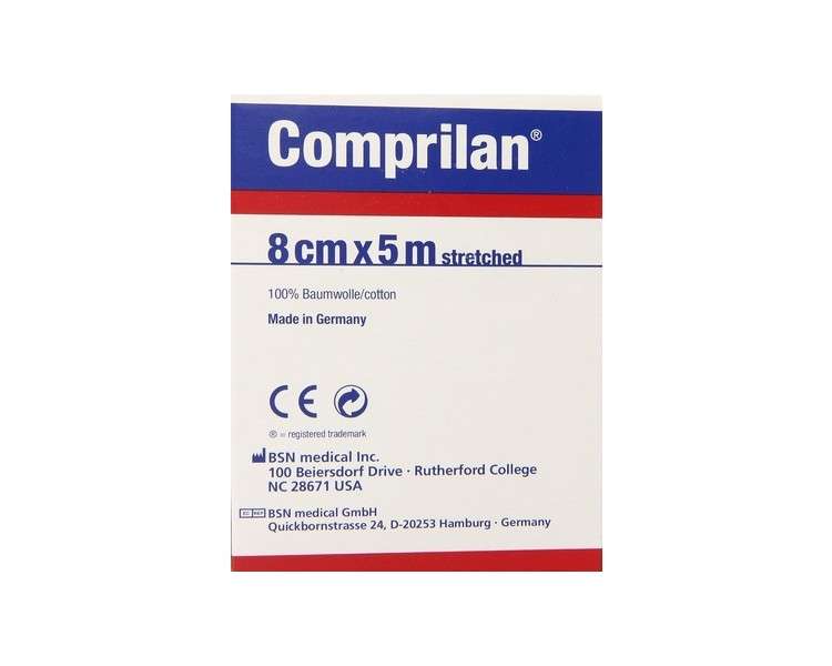 BSN Medical Comprilan 100% Cotton Short Stretch Bandage 8cm x 5m