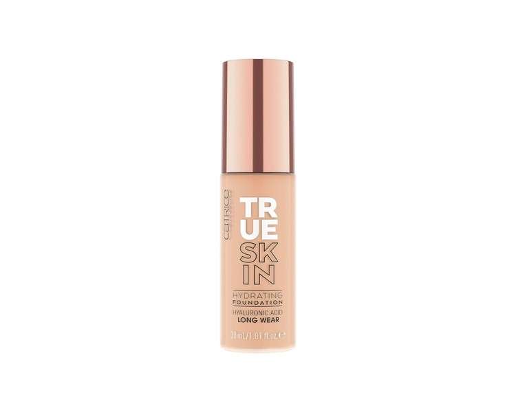 Catrice True Skin Hydrating Foundation Make Up 30ml - No. 015 Warm Vanilla for Combination Skin - Vegan and Paraben Free