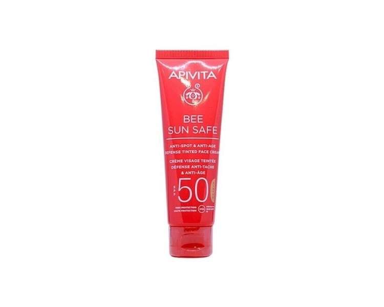 Apivita Bee Sun Safe Anti-Spot & Anti-Age Defense Tinted Face Cream