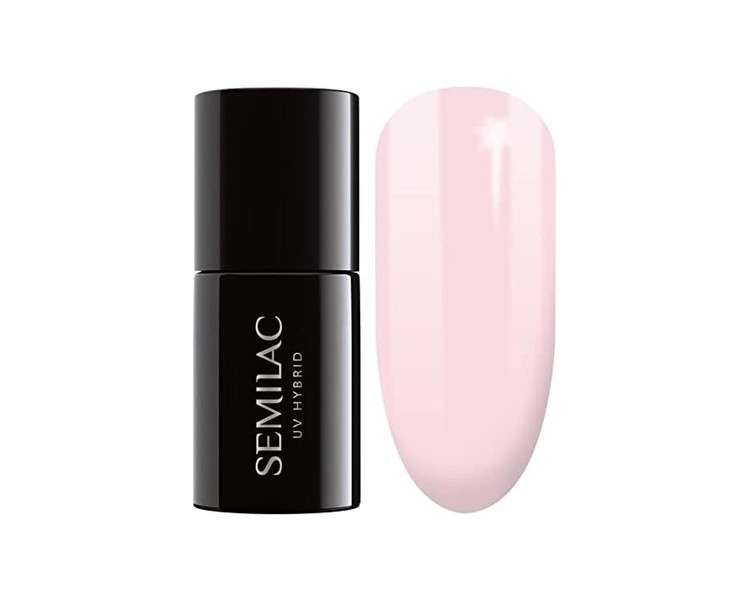 Semilac 052 UV Hybrid Nail Polish Pink Opal 7ml