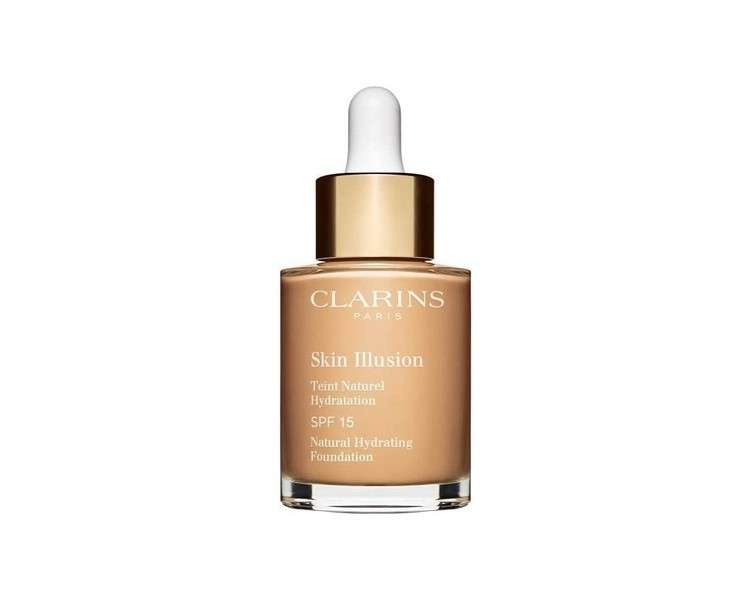 Clarins Skin Illusion Natural Hydrating Foundation Spf15 106 Vanilla 30ml