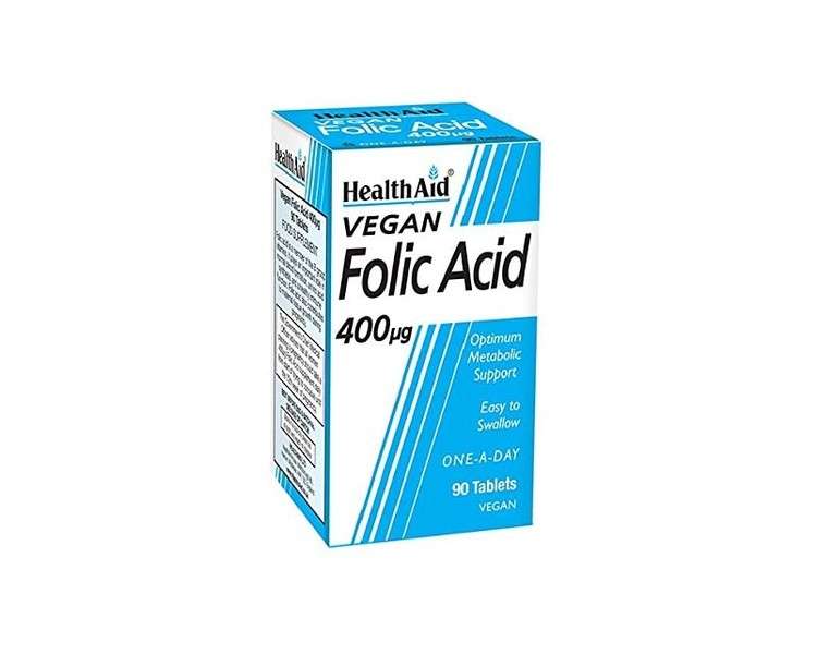 Healthaid Folic Acid 400Μg - 90 Tablets