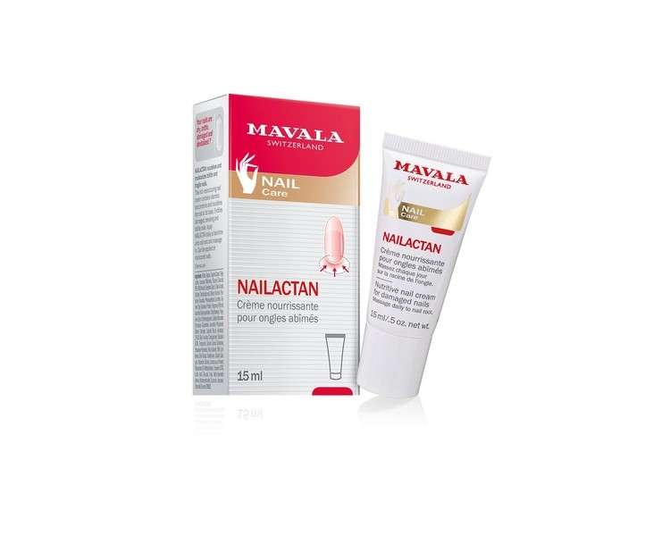 Mavala Nutritive Nail Cream Nailactan for Damaged Nails 0.5 oz