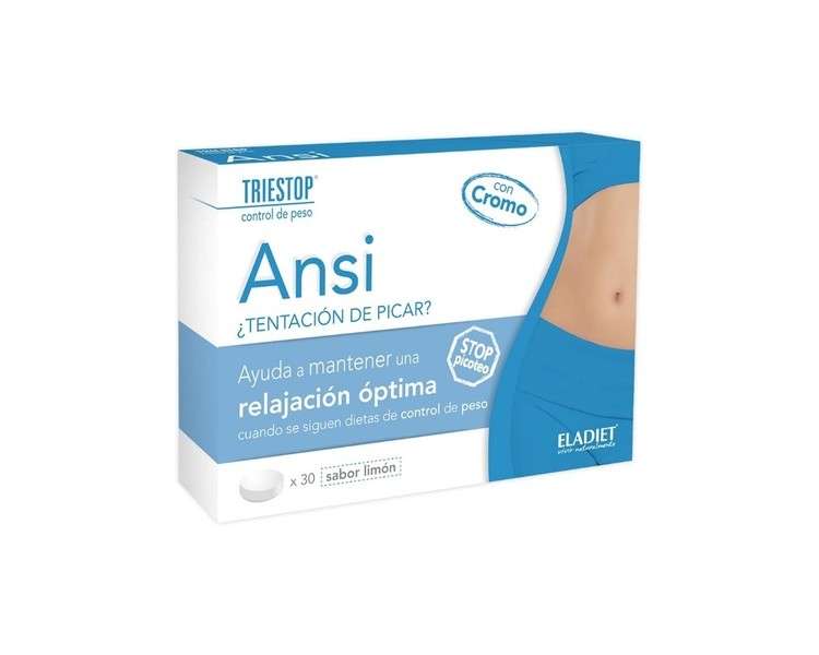 Eladiet Ansi Triestop Delete Lemon Flavor 30 Tablets