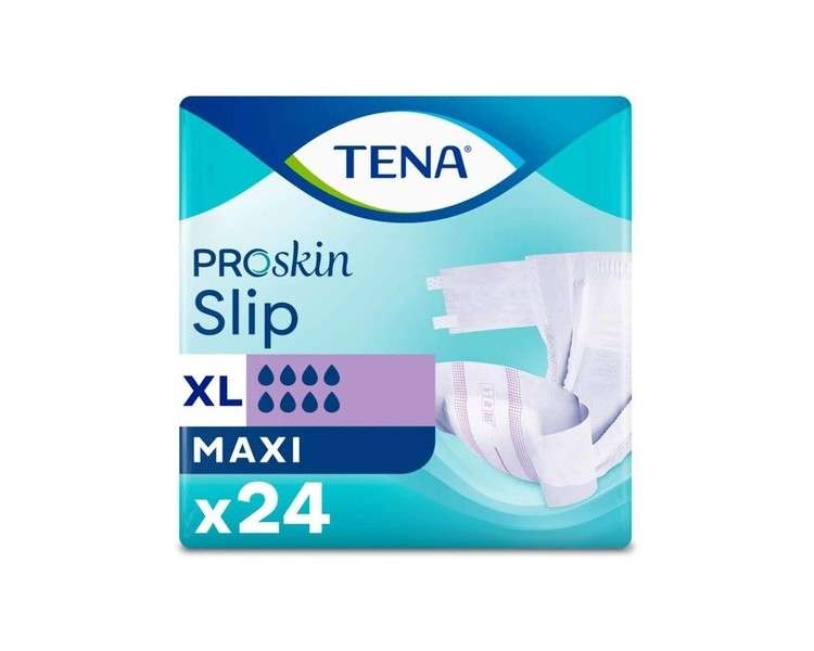 Tena Proskin Maxi Incontinence Slip Size XL 24 Pieces - Pack of 24