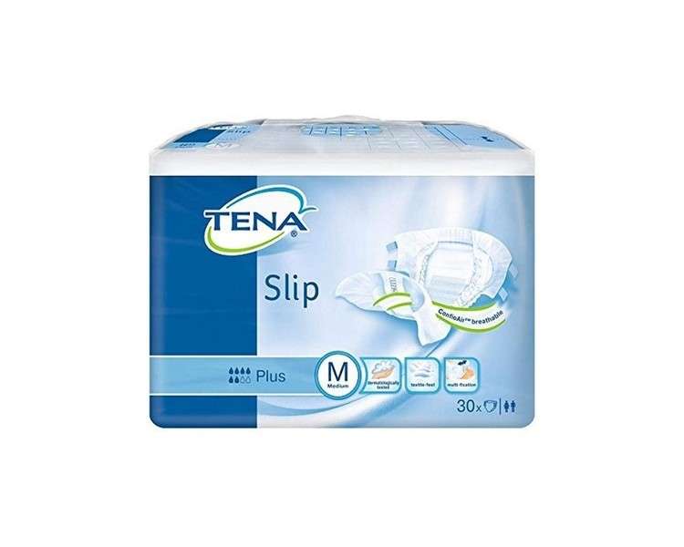 TENA Slip Plus Medium 30's M - Pack of 30