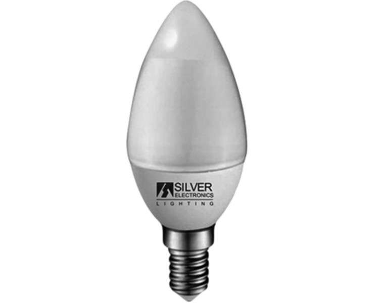 Bombilla led silver electronic eco vela