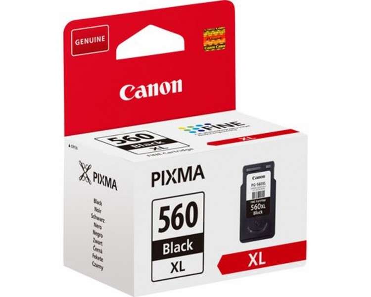 Cartucho tinta canon pg - 560xl negro 14.3ml