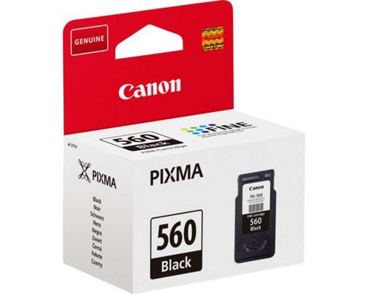 Cartucho tinta canon pg - 560 negro 7.5ml