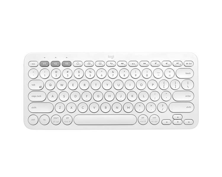 Teclado logitech k380 multi - device bluetooth blanco